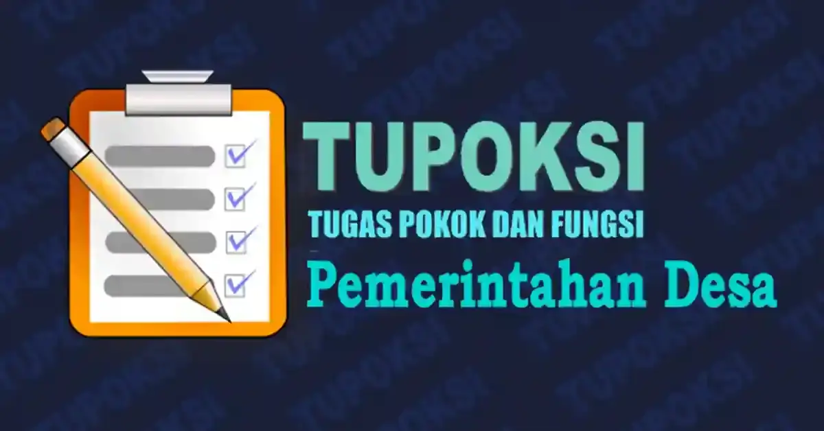 tupoksi perangkat desa