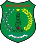 Logo Musi Banyuasin
Motto: Serasan sekate
(Bahasa Melayu Musi) Serasa sesama seiya sekata