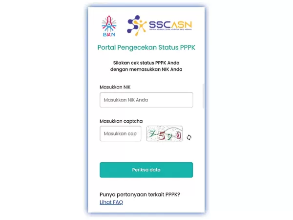 Portal Pengecekan Status PPPK