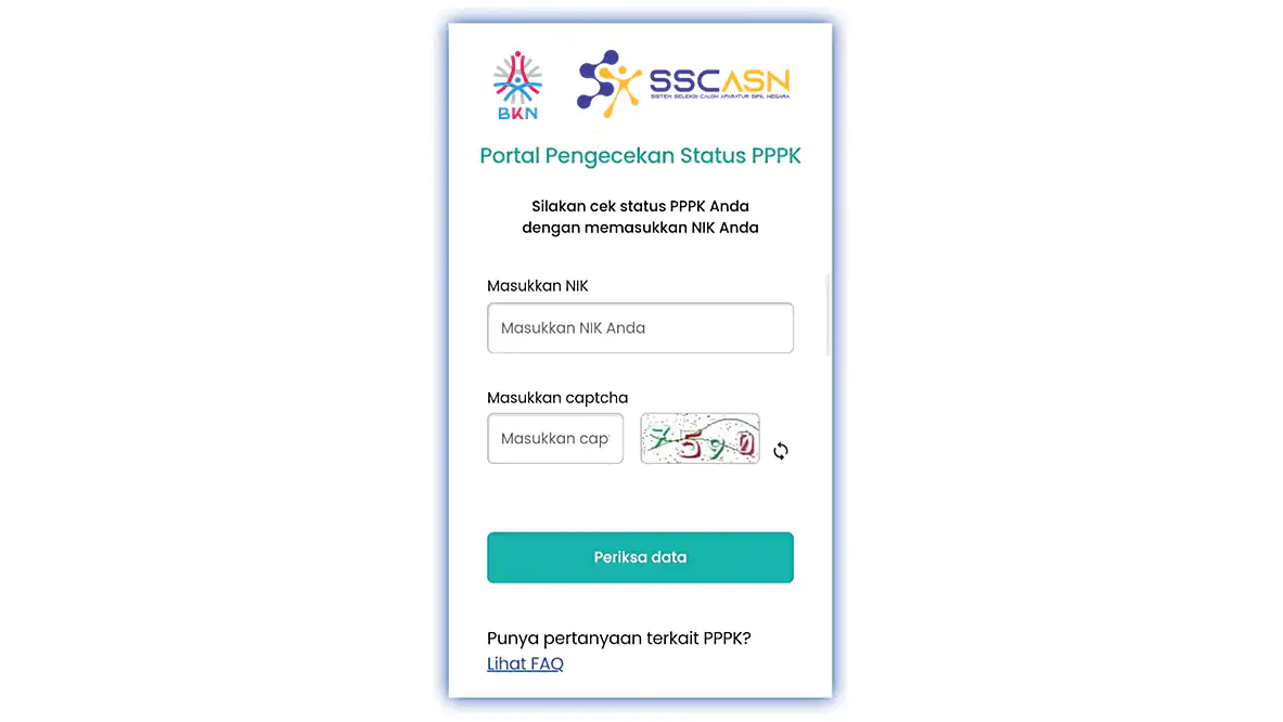 Portal Pengecekan Status PPPK