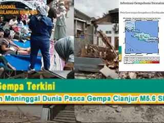 Info Gempa Terkini: Korban Meninggal Dunia Pasca Gempa Cianjur M5.6 SR