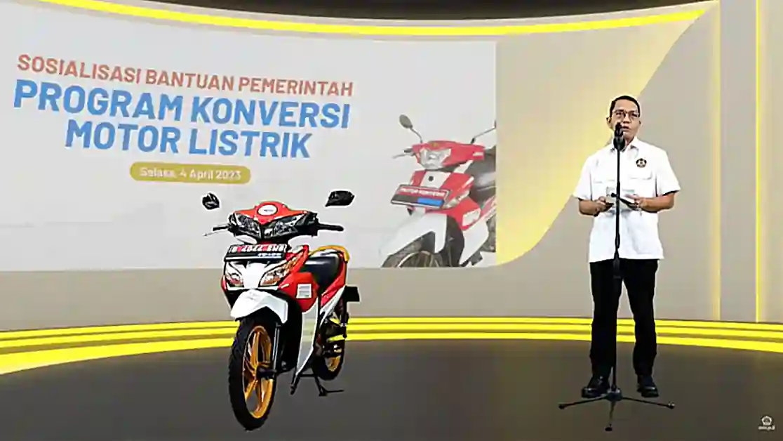 Bantuan Konversi Motor Listrik Resmi Diluncurkan, Subsidi Rp7 Juta Per Unit