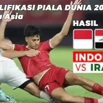 Hasil Timnas Indonesia vs Irak di Putaran 2 Kualifikasi Piala Dunia 2026