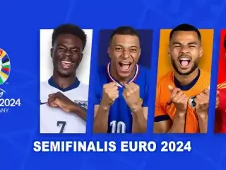 Semifinalis EURO 2024: Inggris, Prancis, Belanda, Spanyol