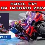 Hasil Race MotoGP Inggris 2024 yang digelar di Sirkuit Silverstone, Inggris, pada Minggu (4/8/2024) pukul 19.00 WIB. Podium MotoGP Inggris 2024 diisi oleh Enea Bastianini, Jorge Martin (Pramac Ducati), dan Francesco Bagania (Ducati Lenovo).