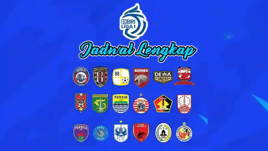 Berikut jadwal legkap BRI Liga 1 2024/2025 berdasar Kalender Kompetisi Liga Indonesia yang disusun PT LIB