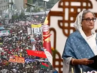 PM Bangladesh Sheikh Hasina Mundur dan Kabur karena di Demo