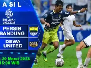 Hasil Persib Bandung vs Dewa United Pada Pekan Ke-31 BRI Liga 1 2022/2023, Persib Naik Klasemen 2