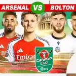 Prediksi Arsenal vs Bolton Wanderers di Putaran ke-3 Carabao Cup 2024/2025