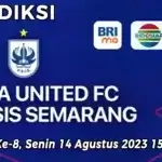 Laga antara Dewa United vs PSIS Semarang pada Pekan ke-8 BRI Liga 1 2023-2024 akan berlangsung di Stadion Indomilk Arena, Senin 14 Agustus 2023. Laga Dewa United vs PSIS akan dimulai pada pukul 15.00 WIB, live di Indosiar.