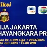 Laga Persija Jakarta vs Bhayangkara FC pada pekan ke-3 BRI Liga 1 2023/2024 berlangsung di Stadion Patriot Chandra Bhaga, Bekasi pada Minggu, 16 Juli 2023 pukul 19.00 WIB, live di Indosiar dan Vidio.