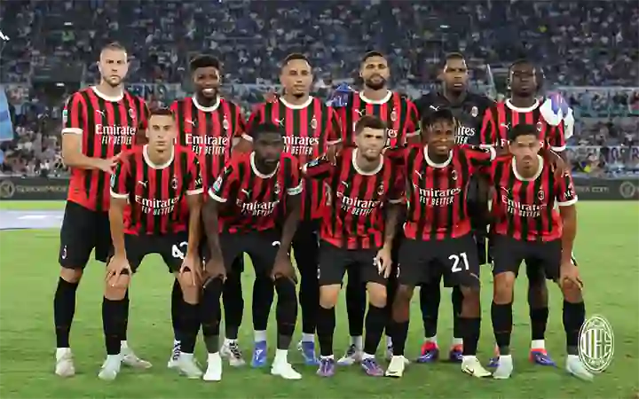 Squad AC Milan 2024/2025. (c) GettyImages/worldfootball.net