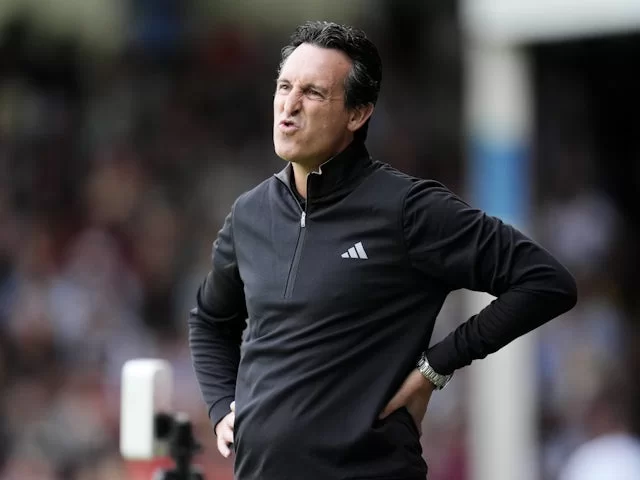 Manajer Aston Villa Unai Emery pada Agustus 2024. (c) Imago