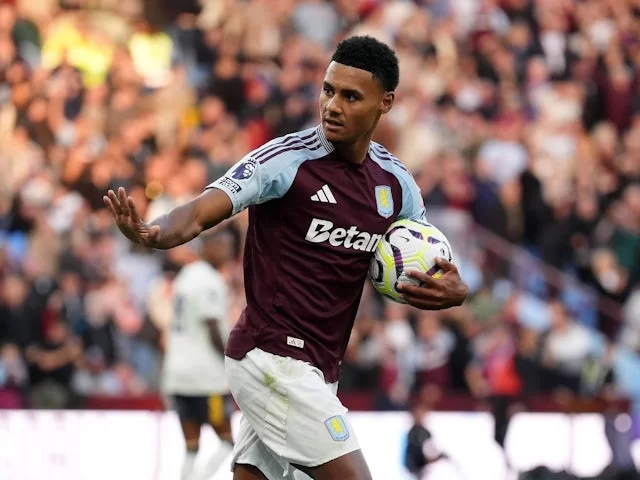 Ollie Watkins dari Aston Villa merayakan golnya pada 14 September 2024. (c) Imago