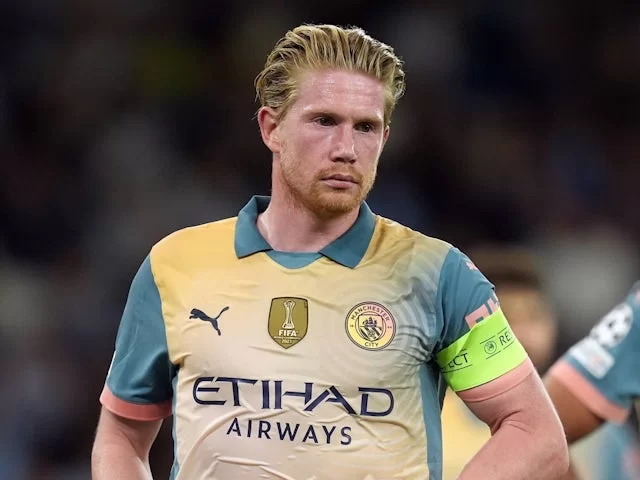 Kevin De Bruyne dari Manchester City difoto pada 18 September 2024. (c) Imago