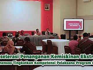 Akselerasi Penanganan Kemiskinan Ekstrem, Kemensos Tingkatkan Kompetensi Pelaksana Program PENA