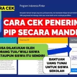 Cara Cek dan Daftar Penerima PIP Secara Mandiri