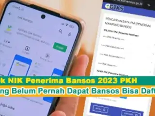 Cek NIK Penerima Bansos 2023 PKH: Yang Belum Pernah Dapat Bansos Bisa Daftar