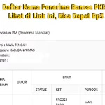 Daftar Nama Penerima Bansos PKH Lihat di Link ini, Bisa Dapat Rp3 Juta