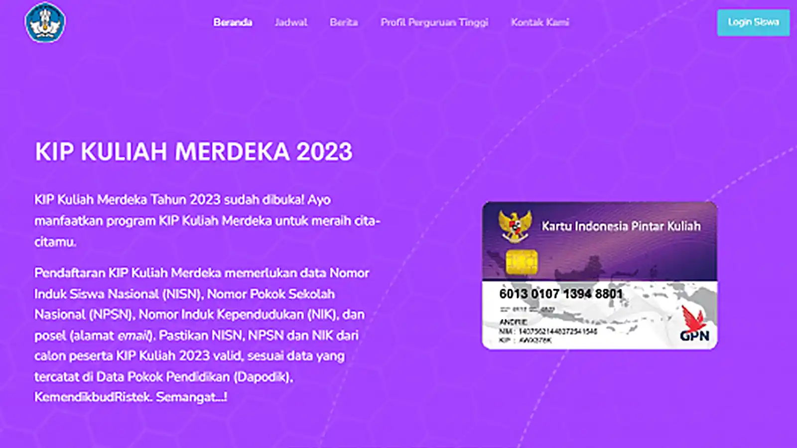 Pendaftaran KIP Kuliah 2023 Dibuka, Berikut Jadwal, Cara Pendaftaran dan Cara Atasi Gagal Registrasi