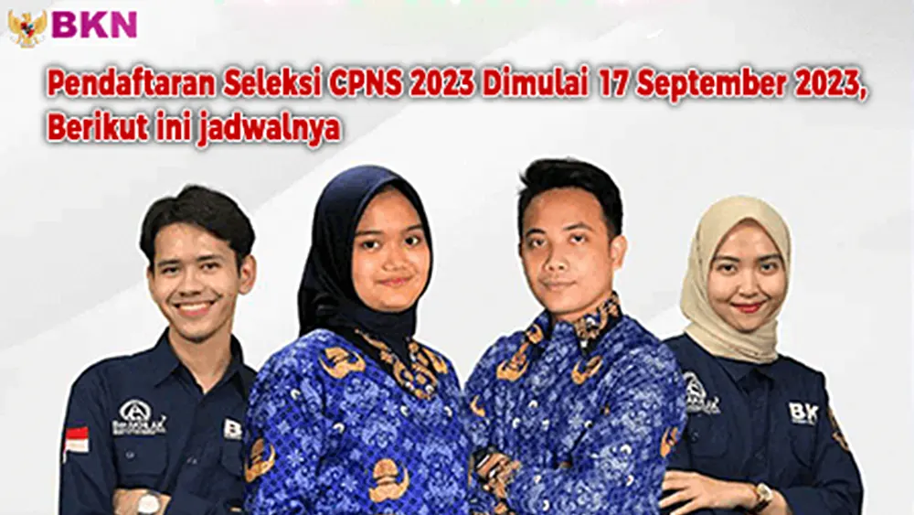 Pendaftaran Seleksi CPNS 2023 Dimulai 17 September 2023, berikut ini jadwalnya