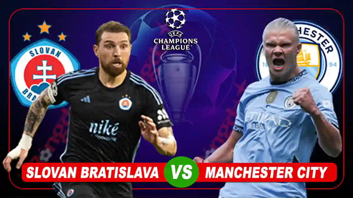 Prediksi Slovan Bratislava vs Manchester City di Matchday 2 Liga Champions 2024-2025