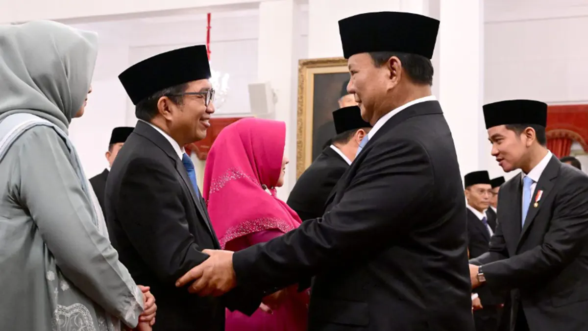 Presiden Prabowo Subianto Lantik Sejumlah Pejabat Negara