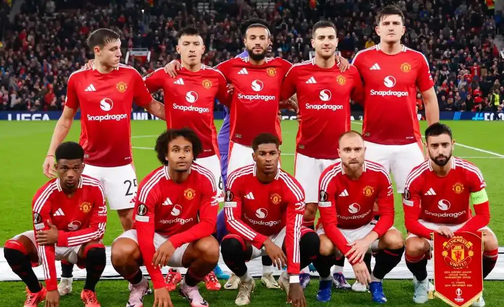 Squad Manchester United 2024/2025. Foto: DeFodi Images