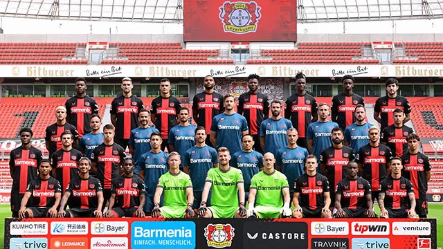 Squad Bayer Leverkusen 2024/2025 (c) GettyImages/worldfootball.net