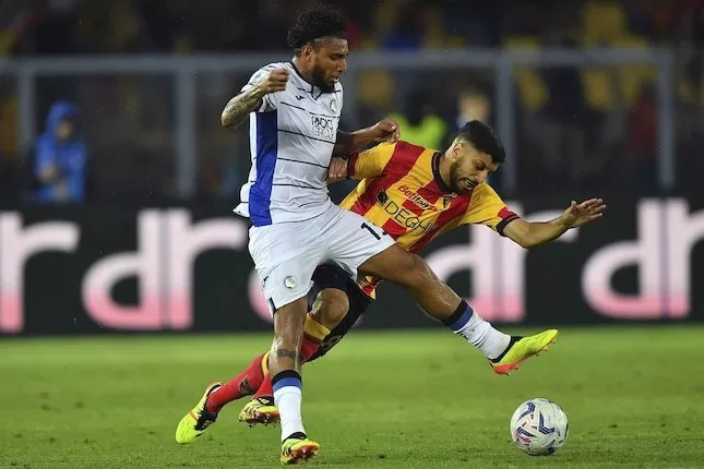 Pertandingan Lecce vs Atalanta di pekan ke-37 Serie A 2023/2024 (c) Giovanni Evangelista/LaPresse via AP