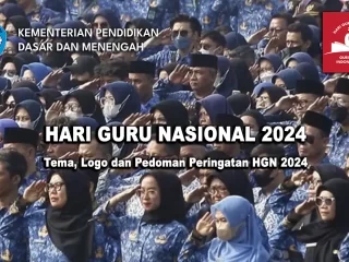 Hari Guru Nasional 2024: Tema, Logo dan Pedoman Peringatan HGN