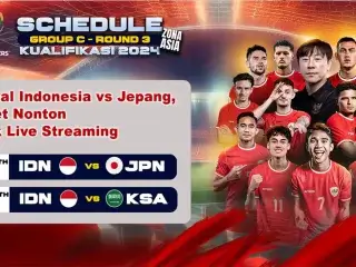 Jadwal Indonesia vs Jepang, Tiket Nonton dan Link Live Streaming