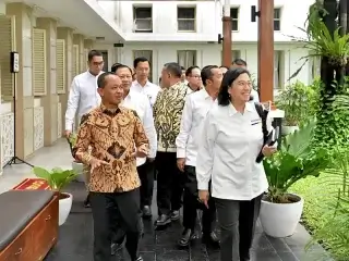 Menteri Keuangan Sri Mulyani Hadiri Rapat Koordinasi Bahas Subsidi Energi