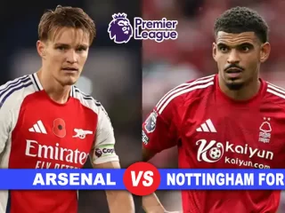 Prediksi Arsenal vs Nottingham Forest di Pekan ke-12 Premier League 2024/2025