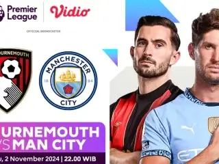 Prediksi Bournemouth vs Manchester City di Pekan ke-10 Premier League 2024/2025