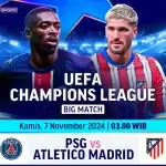 Prediksi PSG vs Atletico Madrid di Matchday 4 Liga Champions 2024-2025