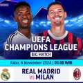 Prediksi Real Madrid vs AC Milan di Matchday 4 Liga Champions Eropa 2024-2025