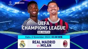 Prediksi Real Madrid vs AC Milan di Matchday 4 Liga Champions Eropa 2024-2025