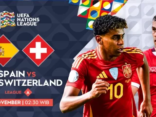 Prediksi Spanyol vs Swiss di Grup A4 Matchday 6 UEFA Nations League 2024/2025