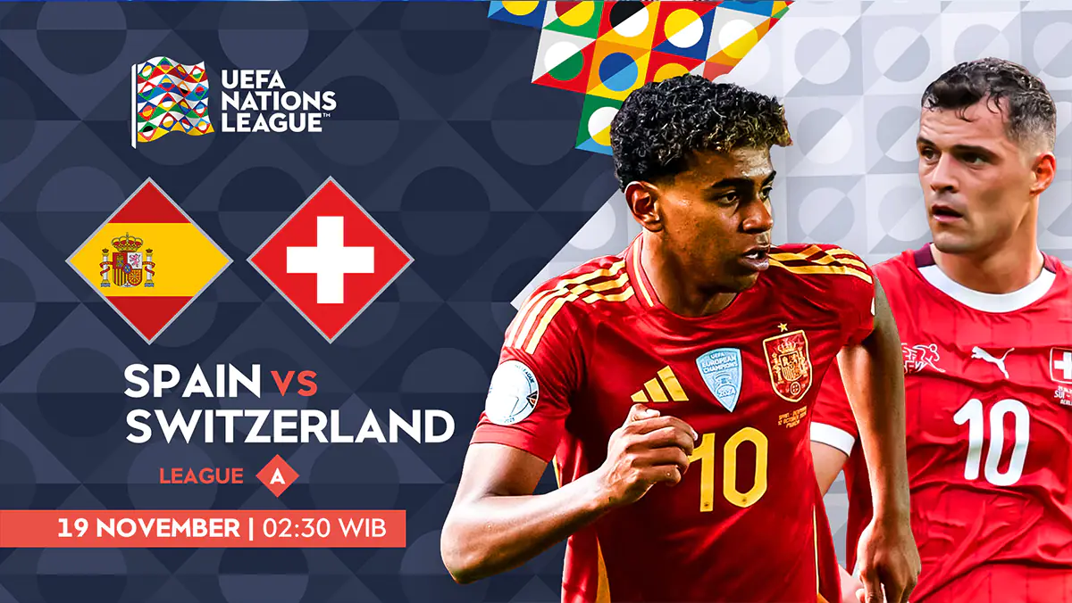 Prediksi Spanyol vs Swiss di Grup A4 Matchday 6 UEFA Nations League 2024/2025