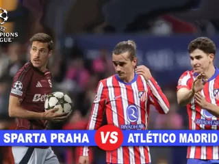 Sparta Praha vs Atletico Madrid di Matchday 5 Liga Champions Eropa 2024-2025