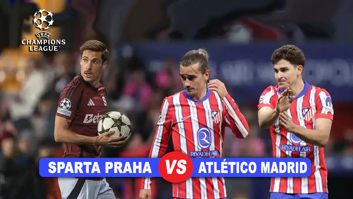 Sparta Praha vs Atletico Madrid di Matchday 5 Liga Champions Eropa 2024-2025