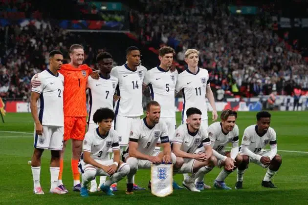 Squad Inggris di UEFA Nations League 2024/2025 (c) Foto: IMAGO/Shutterstock