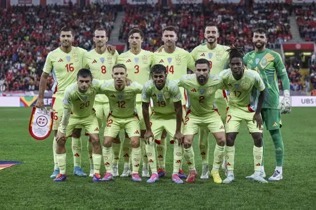 Squad Spanyol di UEFA Nations League 2024/2025 (c) Foto: IMAGO/Steinsiek.ch