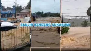 Banjir Bandang Sukabumi, Banyak Mobil Hanyut