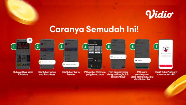 Cara Berlangganan Harga Paket Live Streaming di Vidio