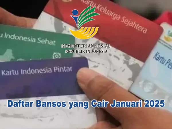 Daftar Bansos yang Cair Januari 2025:  PKH, BPNT, PIP, PIP Kemenag, PBI JK