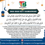 Doa Hari ke-1 Puasa Ramadhan