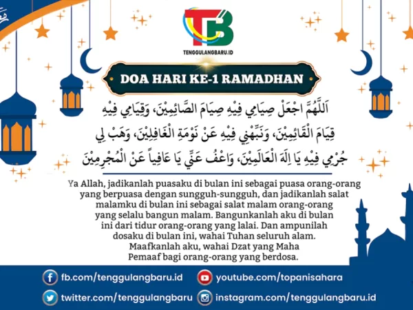 Doa Hari ke-1 Puasa Ramadhan