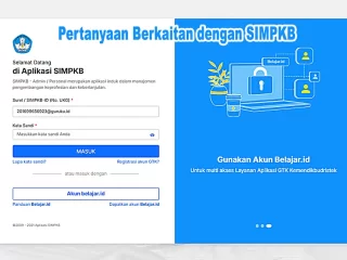 Pertanyaan Berkaitan dengan SIMPKB